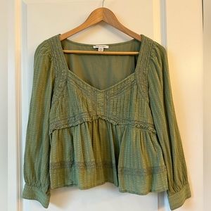 American Eagle Crochet Top